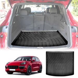 3D All Weather Boot Liner for Porsche Cayenne 2018-Onwards SUV Cargo Trunk Mat Luggage Tray