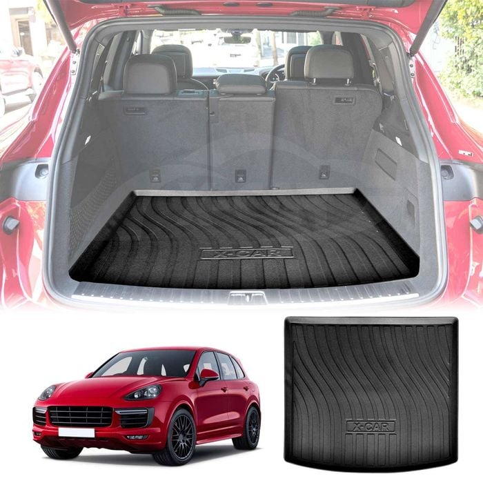 3D All Weather Boot Liner for Porsche Cayenne 2018-Onwards SUV Cargo Trunk Mat Luggage Tray