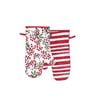 Ladelle Berry Berry Christmas Set of 2 Oven Mitts 18 x 33cm