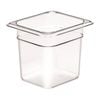 Cambro Polycarbonate Gastronorm Food Pan Clear 1/6 150mm Commercial Kitchen Storage