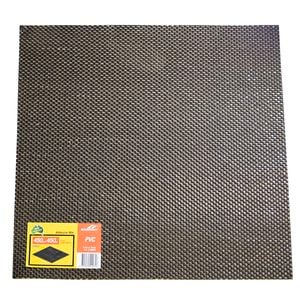 Moroday 450 x 450 x 3mm Black Self Adhesive Holed Mat