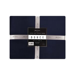 Douce Throw 130x180cm - Navy