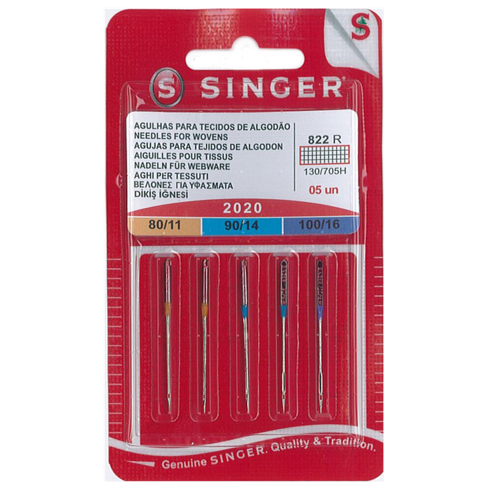 Singer Woven Fabric Needles - Ng2020-asst-5 Woven Fabric Needles