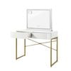 Oikiture Dressing Table Bluetooth Makeup Mirror 80x62cm Crystal Vanity Mirrors