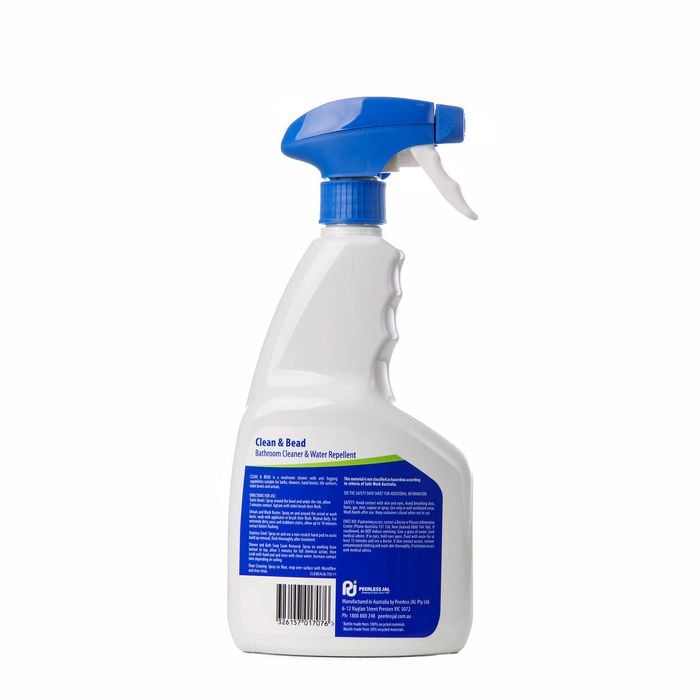Peerless JAL 750ml Clean And Bead Bathroom Cleaner And Water Repellant