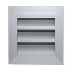 Builders Edge 125mm Aluminium Weatherproof Louvre External Wall Vent