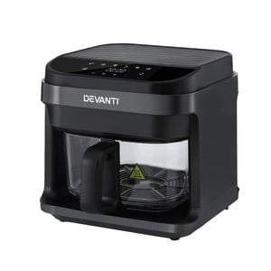 Devanti Air Fryer 5.5L Touch Control Electric Cooker Black