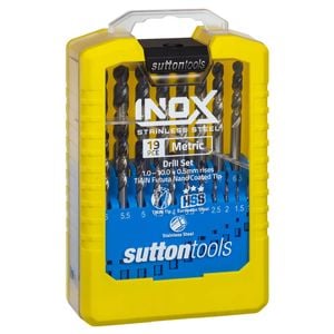 Sutton Tools 19 Piece Metric INOX Drill Set