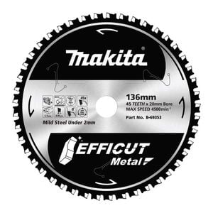 Makita 136mm Efficut Metal Stainless Steel Blade