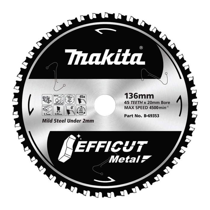 Makita 136mm Efficut Metal Stainless Steel Blade