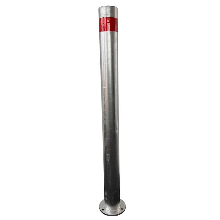 Builders Edge 900mm Galvanised Safety Bollard
