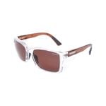 UV Wrap Copper Polarised Safety Glasses 6206PC