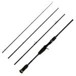 6'5 Rapala Trailblazer Monster Hunt Light PE: 0.6-1.2 Baitcaster Rod - 4 Pce Rod
