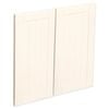 Kaboodle 600mm Antique White Country Rangehood Cabinet Doors - 2 Pack - Antique White 600mm