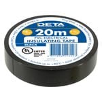 DETA 20m 18mm Black Insulation PVC Tape - Black