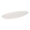 NF Living Oval Plate 37x18 Ceramic Natural Finish Stoneware Dinnerware White