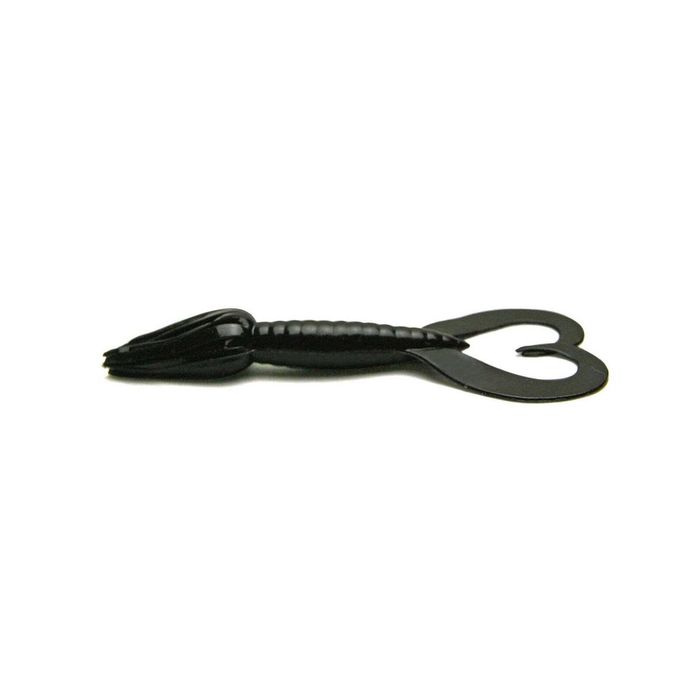 Keitech Little Spider 3" Scented Soft Plastic Fishing Lure 001S Black