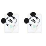 2PK Disney Mickey Baby/Kids Cotton Character Hooded Towel 76x76cm