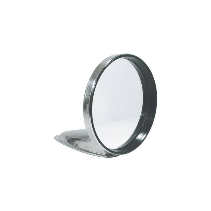 Durant Style Right Side Mirror for Porsche 356/911/912, Stainless Steel