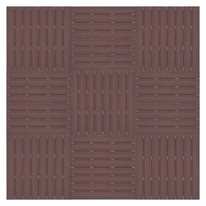 Good Times Decking 110-150mm (High) x 3432 x 3432mm Riverbank Red Ekodeck 9 Module Kit