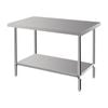 Vogue Prep Table Premium Stainless Steel 600mm Commercial Kitchen Workbench