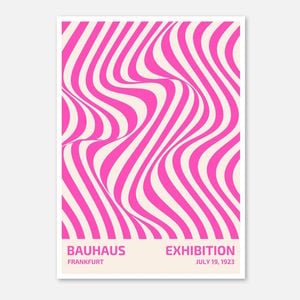 Galrie Bauhaus Frankfurt 1923 Exhibition Poster - Vintage Abstract Art Print, Poster Only, 70 x 100cm (28 x 40inch)