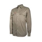 Hard Yakka Khaki Core Lightweight Vented Long Sleeve Shirt - Size L