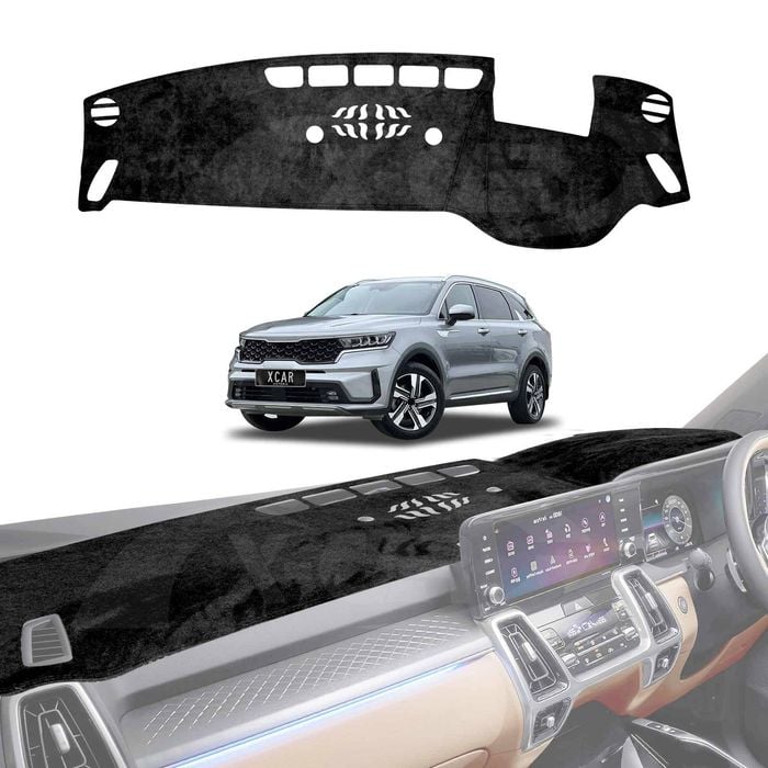 Dash Mat for Kia Sorento 2020-Onwards Non-Slip Microfiber Pad Cover Interior Accessories