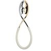 Bugatti Kiss Salad Tongs - White/Gold