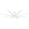 Vencha Titanic RWS Tri-Control 1830mm ABS Blades DC Ceiling Fan with light  - White/White