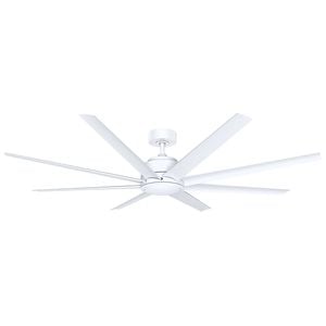Vencha Titanic RWS Tri-Control 1830mm ABS Blades DC Ceiling Fan with light  - White/White