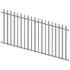 ProtectorAl 1201 - 2400 x 1200mm Palladium Silver Raked 16-30º Batten Pool Fence Panel