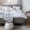 Vtwonen King White  Black & White Striped Hearts Cotton Quilt Cover Set