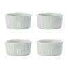 4x 1pc Set Maxwell & Williams White Basics Ramekin Dish/bowl 8.5cm For Baking