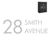 Numero Decal Custom House Address Sign Silver - Medium
