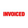X-Stamper Self Inking Message Stamp (Invoiced Red)