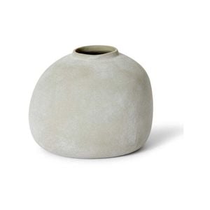 E Style Benito 16cm Ceramic Flower/Plant Vase Decor - Soft Grey