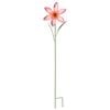 17 x 83cm Pink Metal Lily Decorative Garden Stake