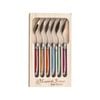 Laguiole Jean Neron 6pc. Coffee Spoon Set - Mixed Colour