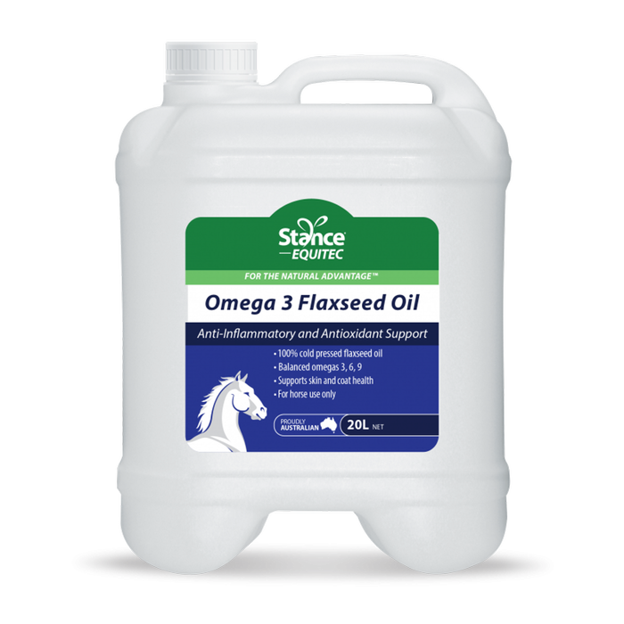 Stance Equitec Omega 3 Flaxseed Oil Skin & Coat Health Support for Horses 20L