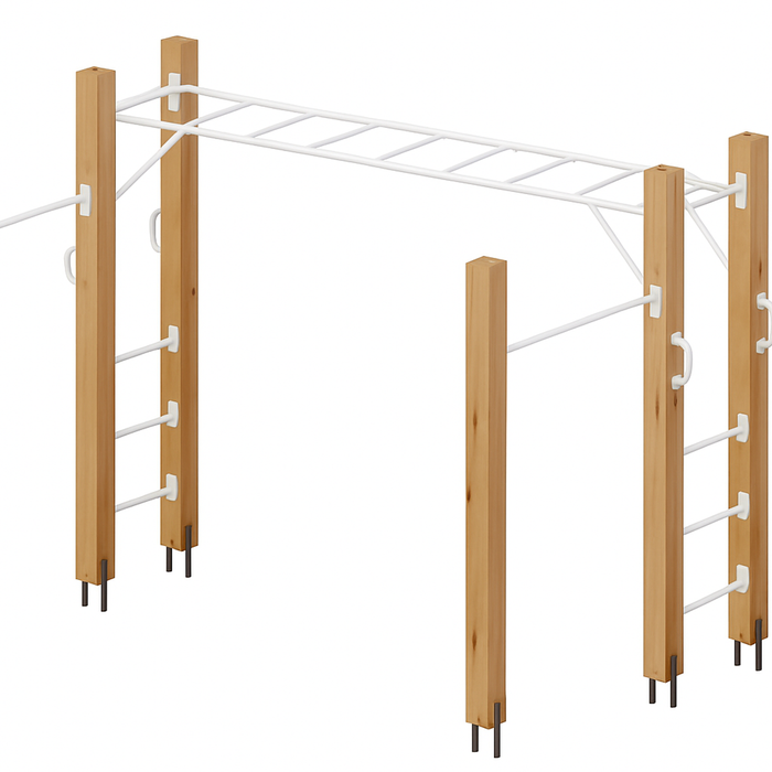 Hide & Seek Kids - Monkey Bars - White Accessories