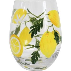 LVD Juice Glass Water Drink Tumbler Glassware 9x12cm - Lemoncello