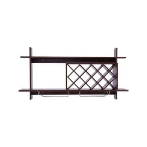 Costway 10 Bottle Wine Rack Wall-mounted Storage Home Bar