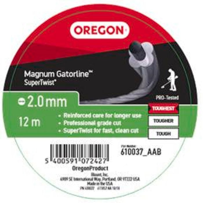Oregon 2.0mm x 12m Super Twist Trimmer Line