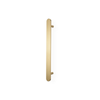 Barelli 650mm Brushed Gold Single Flat Vertical Heated Towel Rail