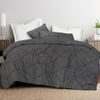 Amsons Pure Cotton Super King Quilt Cover Set - Ariana Carbon