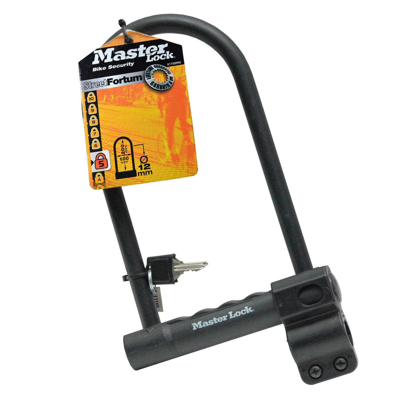 Master Lock 200 x 100 x 12mm U Bar Bike Lock Bunnings New Zealand