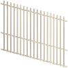 ProtectorAl 1201 - 2400 x 1800mm Primrose Raked 16-30º Batten Pool Fence Panel