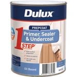 Dulux 1L White Prepcoat 1Step Oil Based Primer Sealer And Undercoat
