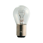 Philips 12V 21/5W BAY15d Clear Incandescent Standard Signalling Globe - 2 Pack